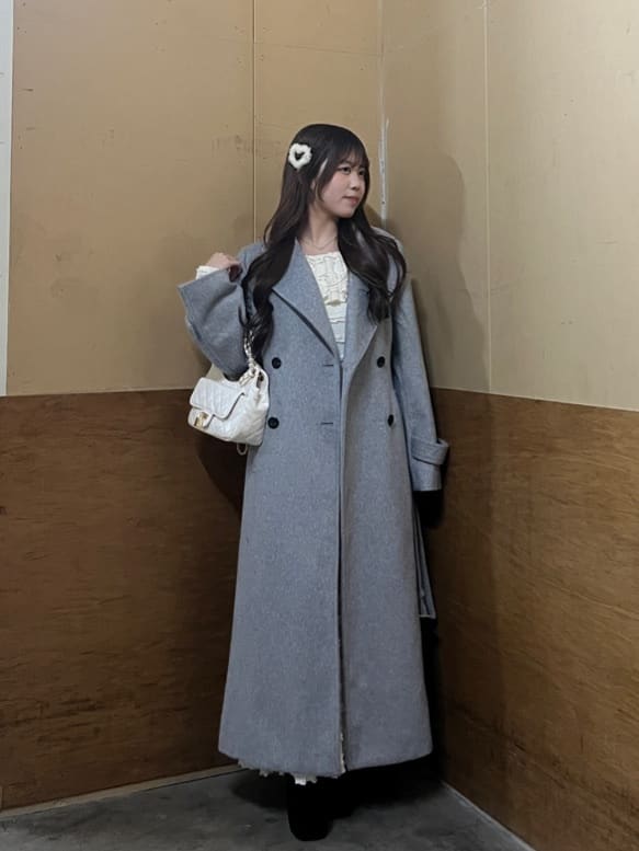 rienda | ダブルカラーシェイプドチェスターコート | Rakuten Fashion
