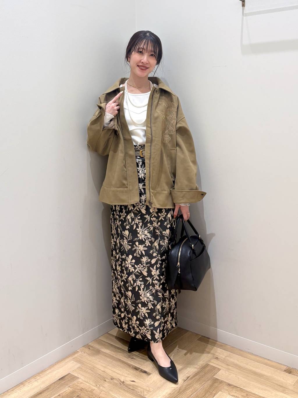 mysty womanのアソートフェイクレザーブルゾンを使ったコーディネートを紹介します。｜Rakuten Fashion(楽天ファッション／旧楽天ブランドアベニュー)6764994