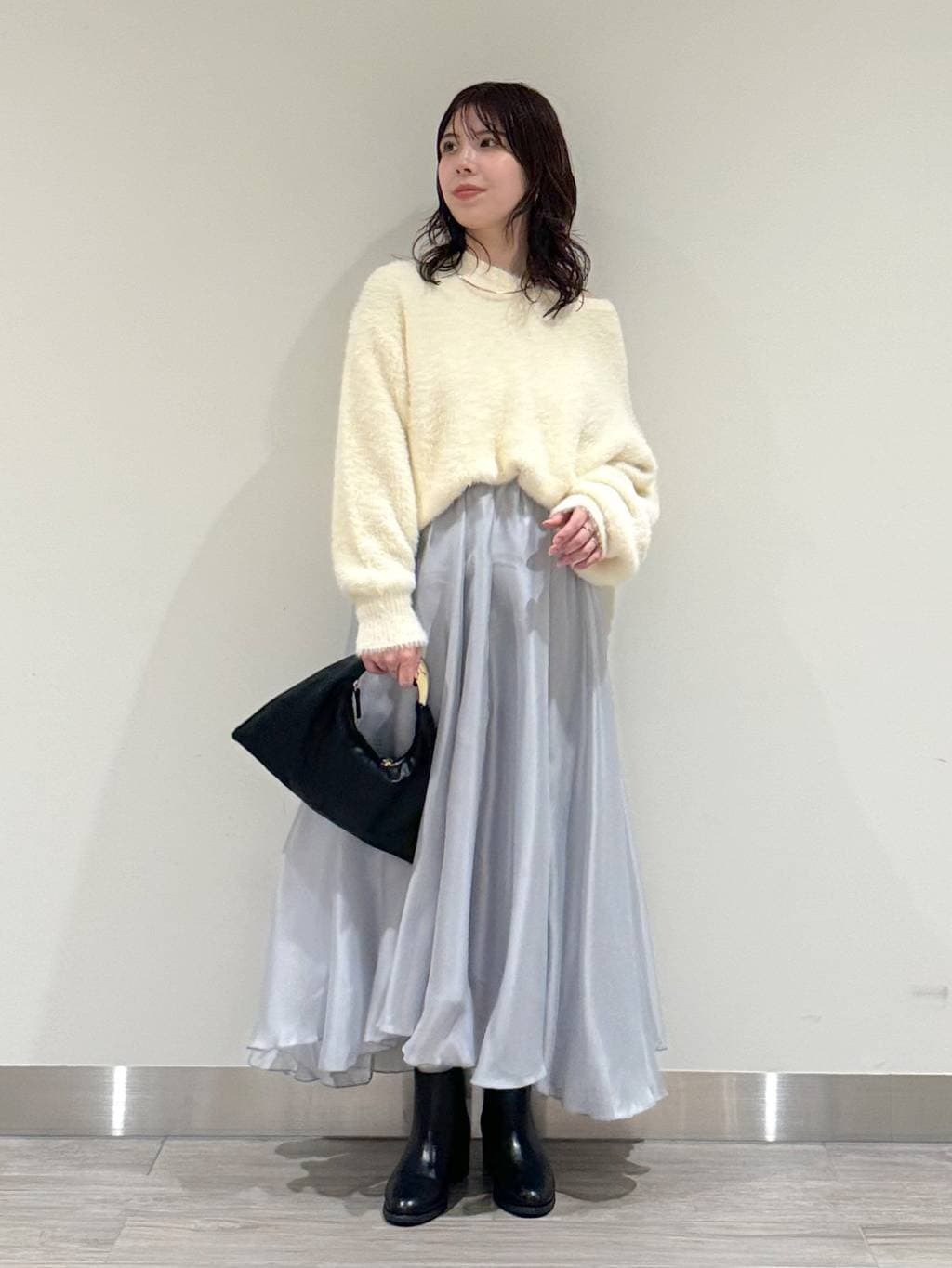 mysty womanの無地・柄シャギーニットプルオーバーを使ったコーディネートを紹介します。｜Rakuten Fashion(楽天ファッション／旧楽天ブランドアベニュー)6764996