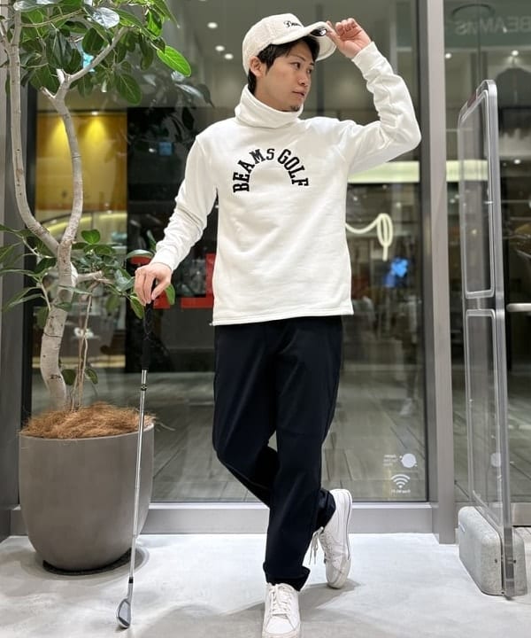 BEAMS GOLFの【別注】NEW ERA / ロゴ刺繍 ボア キャップを使った