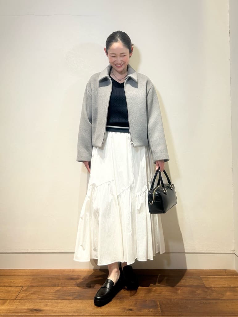 allureville | ◇バイヤス切替ギャザースカート | Rakuten Fashion