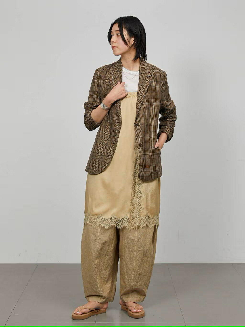 Curensology | グレンチェックジャケット | Rakuten Fashion(楽天