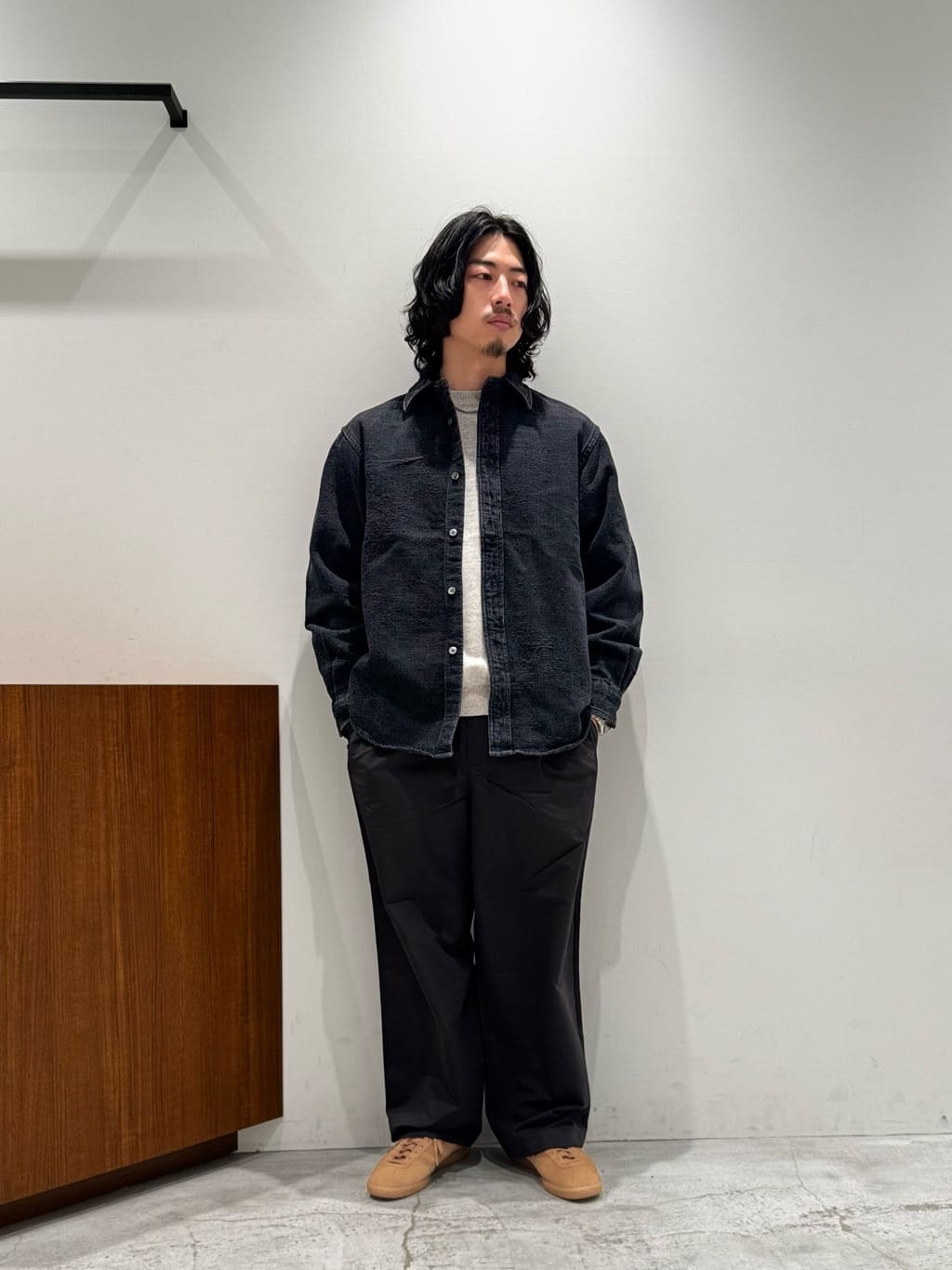 BEAUTY&YOUTH UNITED ARROWS | ジャガード デニム レギュラー シャツ