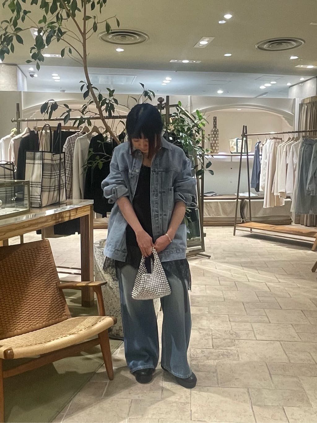 GALLARDAGALANTEの【サイズ展開あり】オーバーGジャンを使ったコーディネートを紹介します。｜Rakuten Fashion(楽天ファッション／旧楽天ブランドアベニュー)6771971