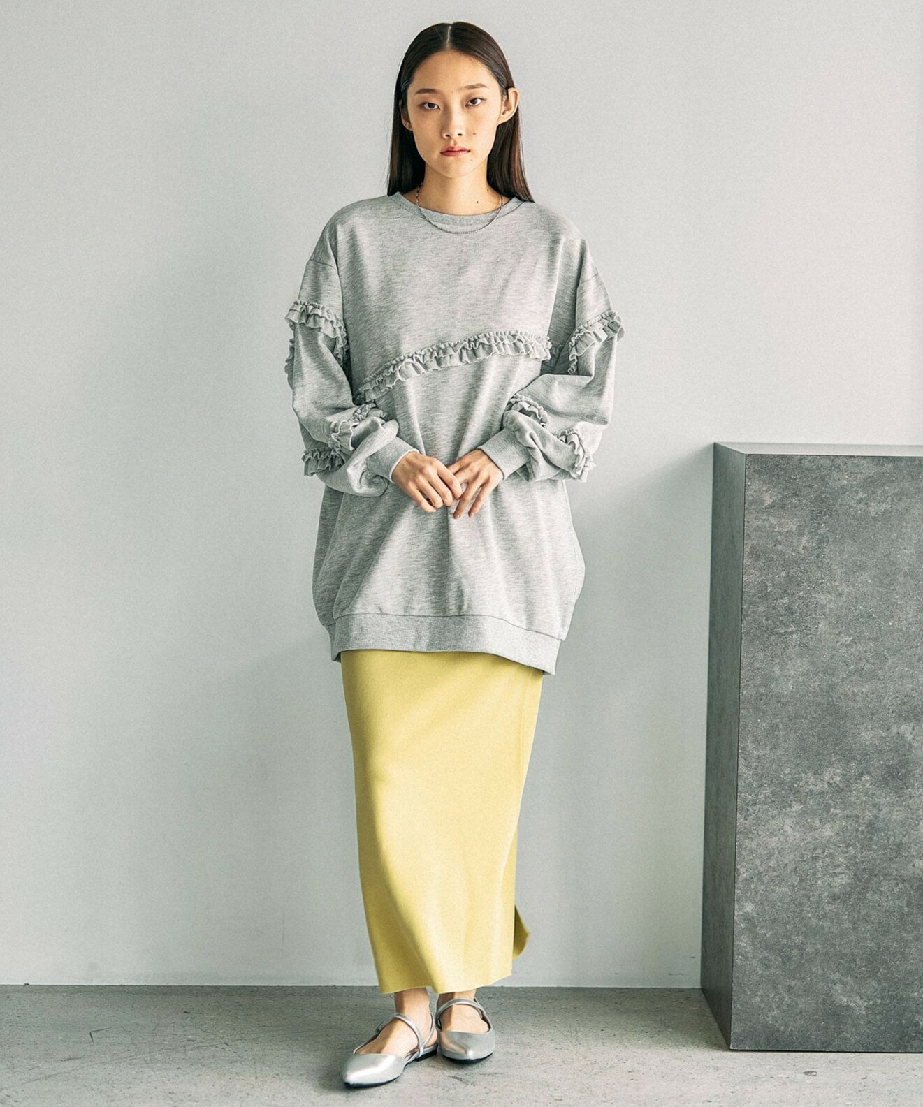 LEPSIM | フリル裏毛チュニック | Rakuten Fashion(楽天ファッション