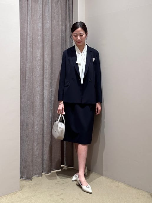 UNITED ARROWS green label relaxingのトロミ ボウタイ ブラウス 
