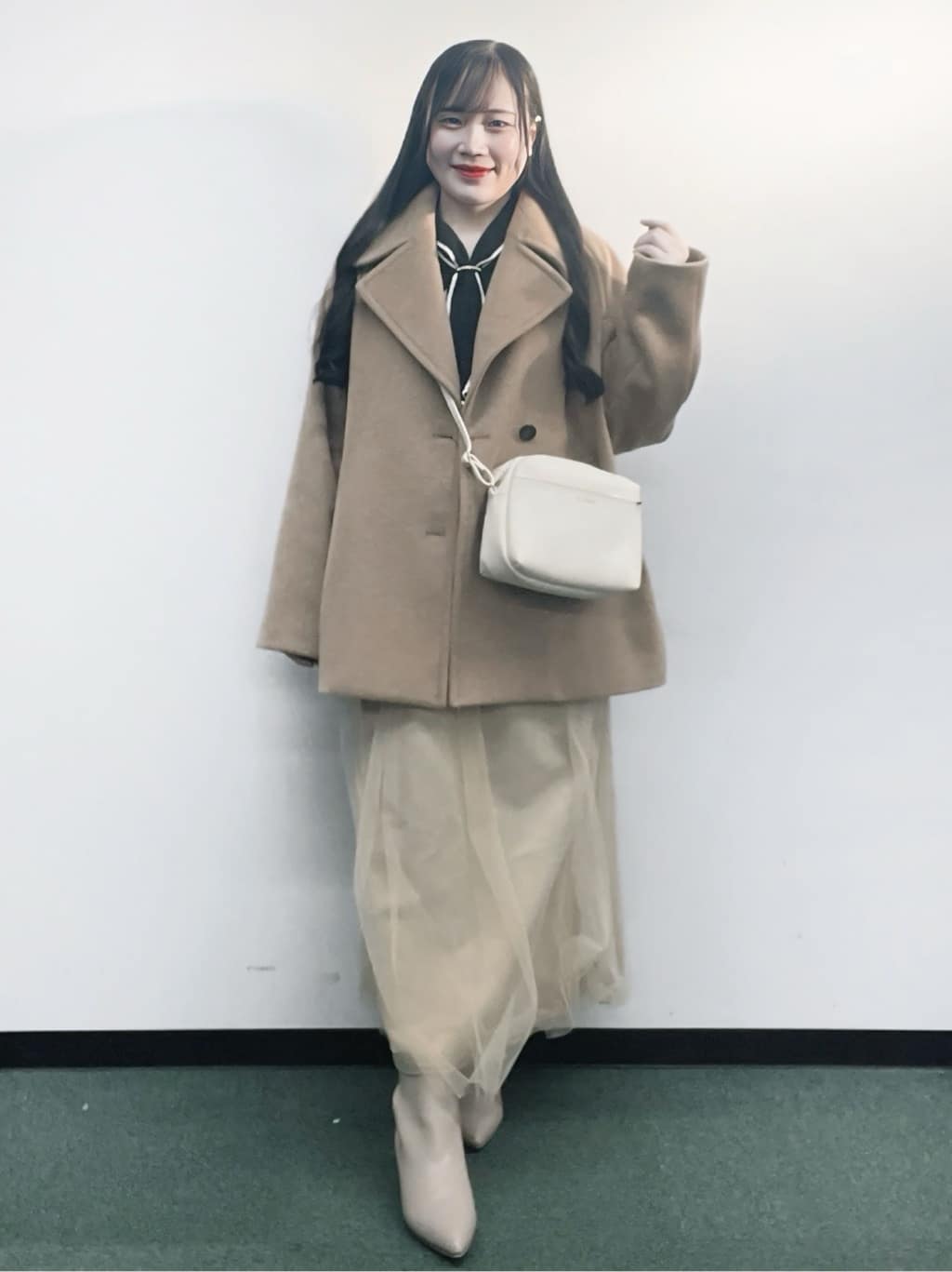 OPAQUE.CLIP | カシミヤブレンドウールミドルピーコート | Rakuten