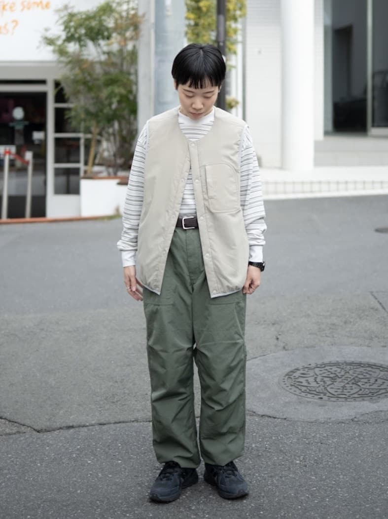 Snow PeakのFlexible Insulated Vestを使ったコーディネートを紹介します。｜Rakuten Fashion(楽天ファッション／旧楽天ブランドアベニュー)6773362