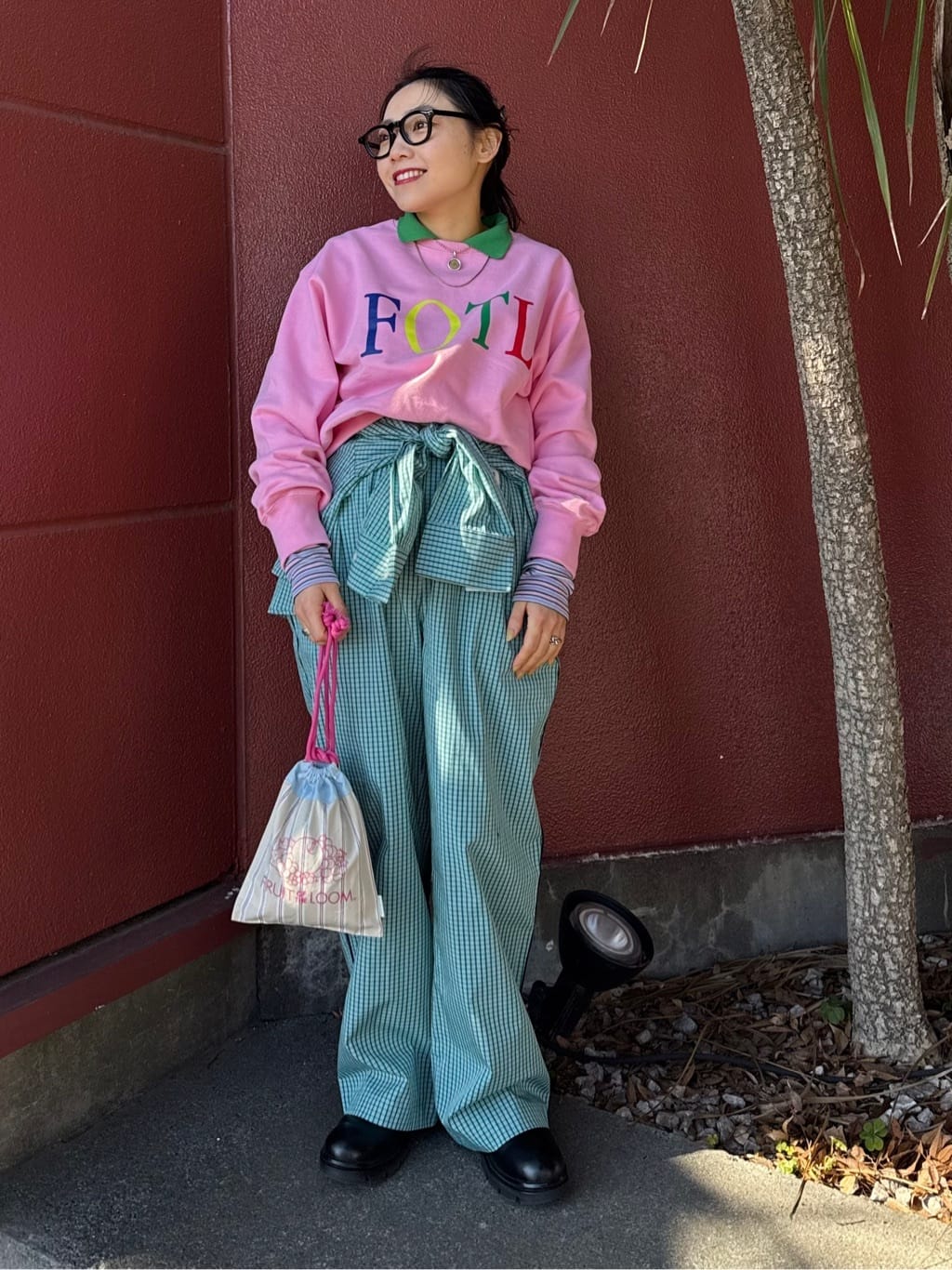 FREAK'S STORE | 別注 マルチストライプ 巾着バッグ | Rakuten Fashion