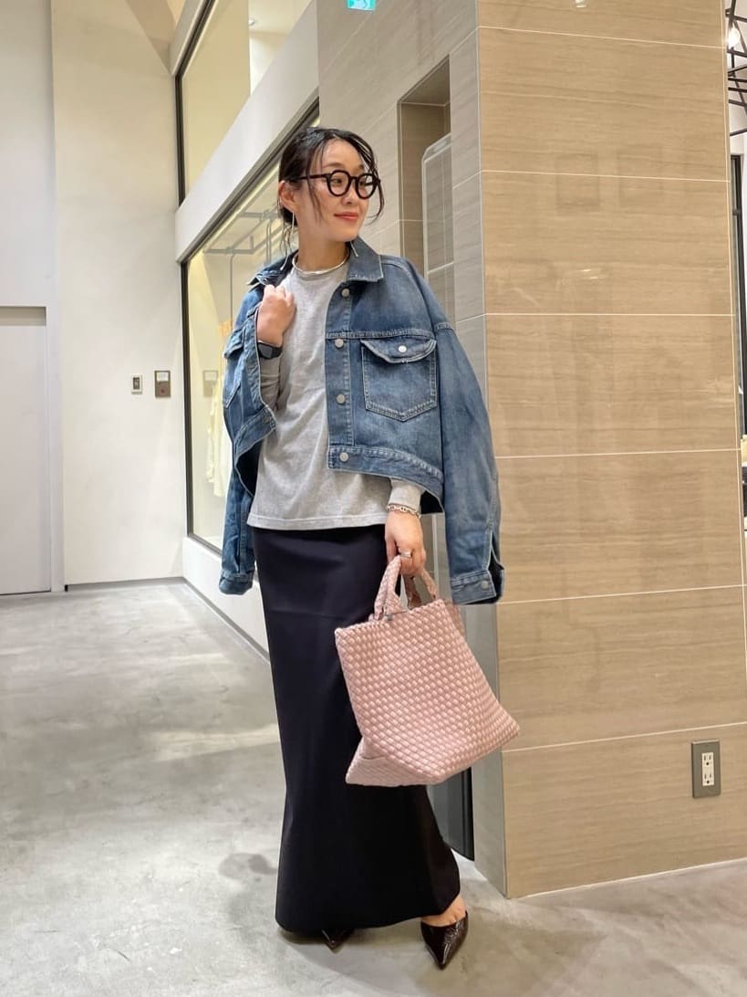 Whim Gazette | ジャージーIラインロングスカート | Rakuten Fashion