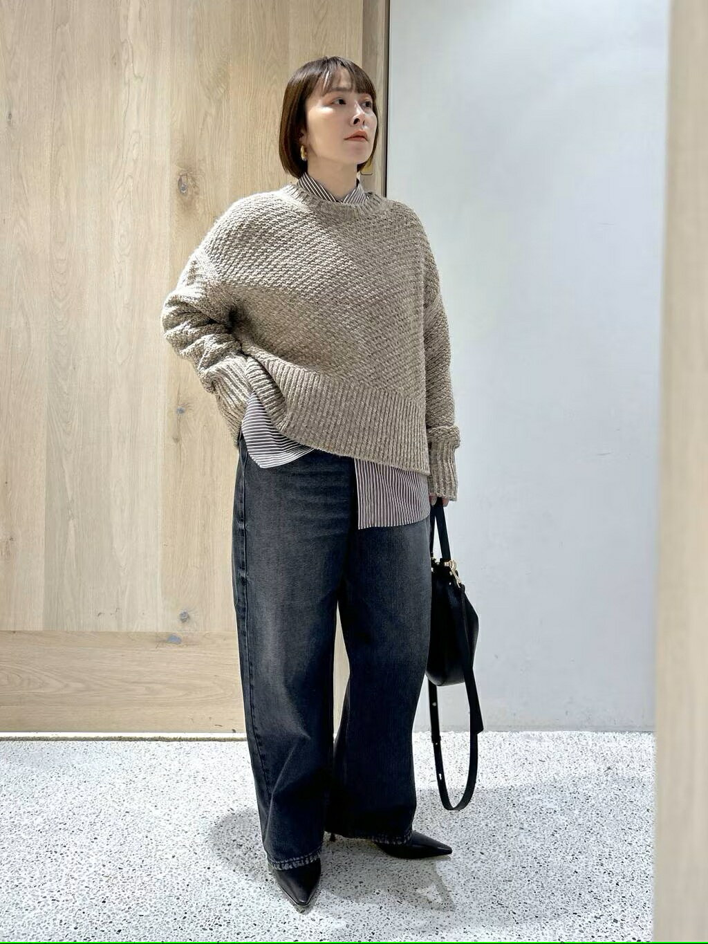 CurensologyのFOXカシミヤバラクラバを使ったコーディネート | Rakuten