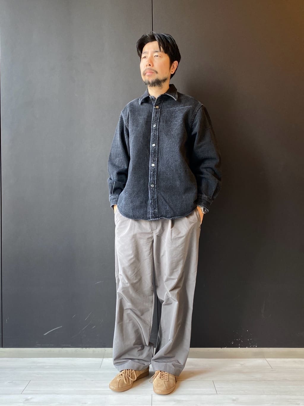 BEAUTY&YOUTH UNITED ARROWS | ジャガード デニム レギュラー シャツ