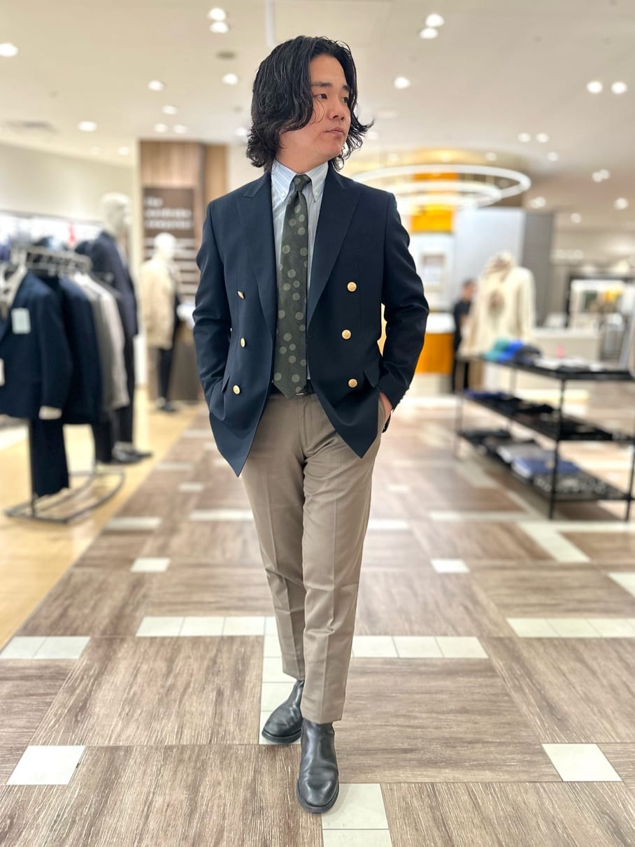 NEWYORKER | HERITAGE CLOTH トロピカル ダブルブレストブレザー
