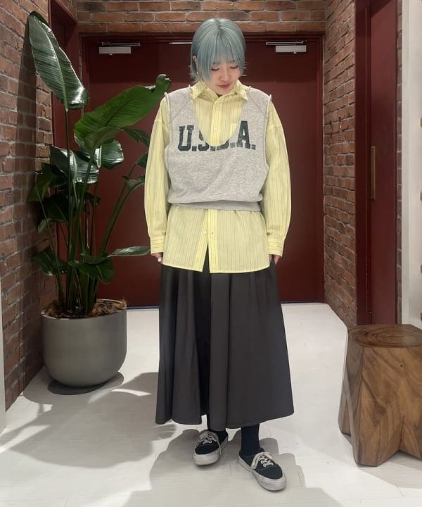 BEAMS WOMEN | 【別注】Gramicci / ギャバ ロングスカート | Rakuten