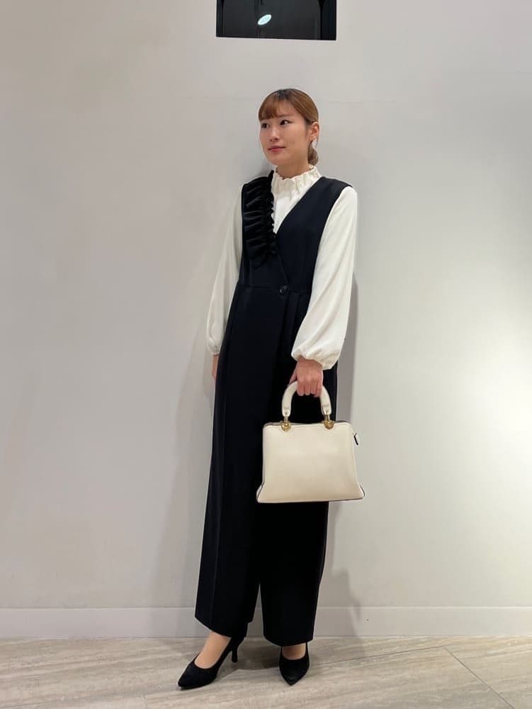 Vin | アシンメトリーフリルオールインワン | Rakuten Fashion(楽天