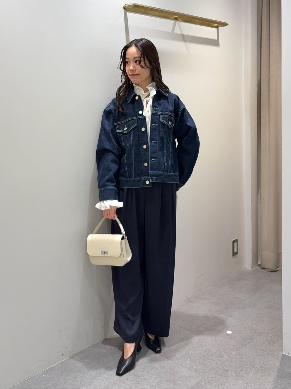 UNITED ARROWS | レースフリルカラー 2WAY ブラウス -はっ水