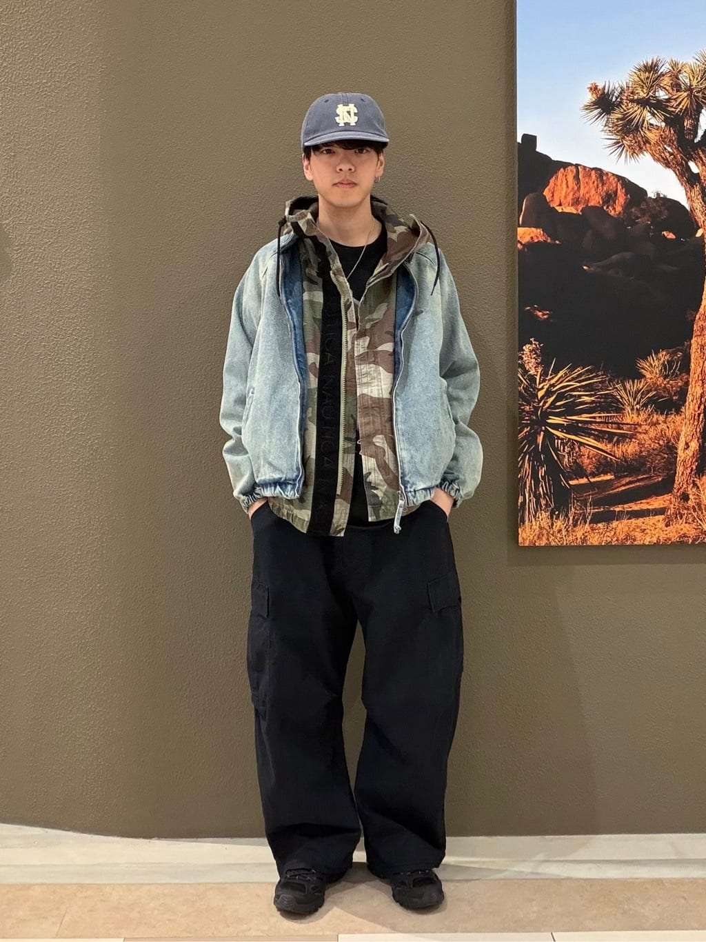 FREAK'S STORE | ビッグシルエット リップストップ カモフラージュ柄