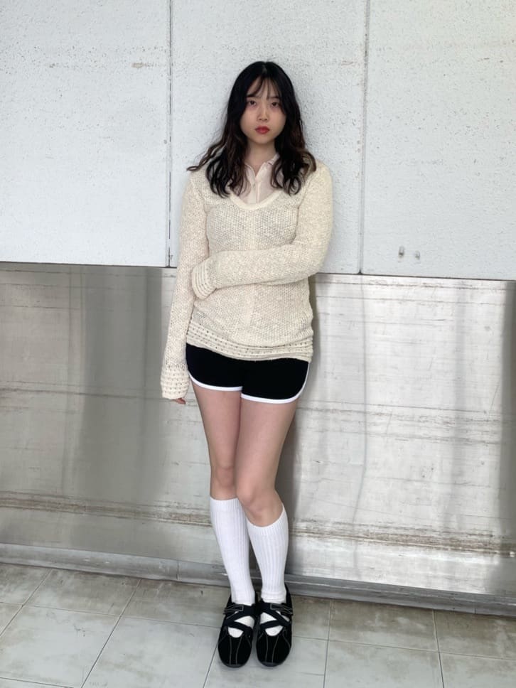 BEAUTY&YOUTH UNITED ARROWS | <ATTISESSION>メッシュ Uネック ニット
