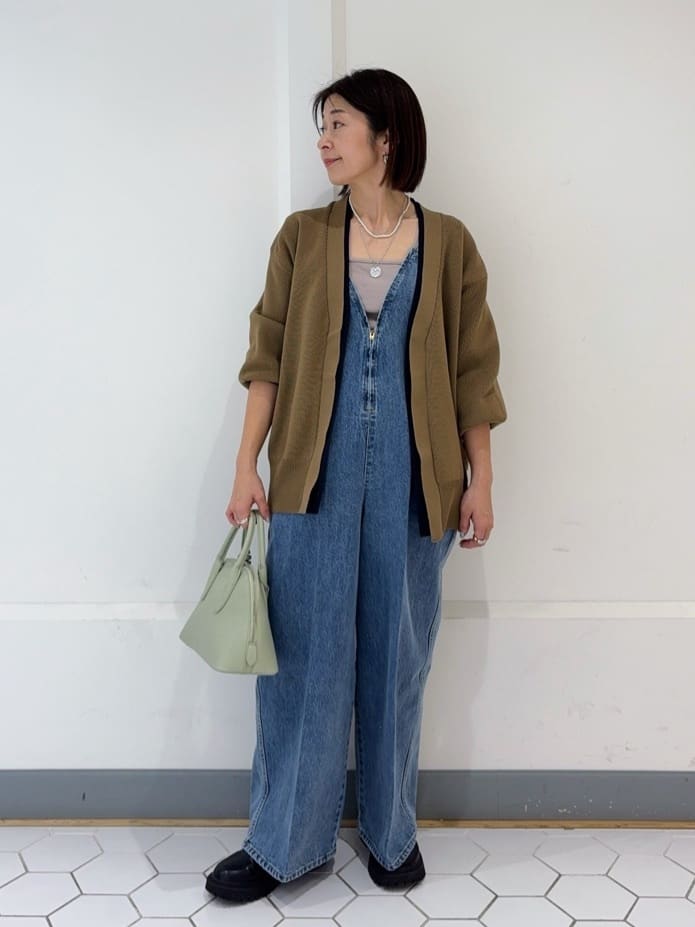 DOUDOU | 深Vデニムサロペット | Rakuten Fashion(楽天ファッション