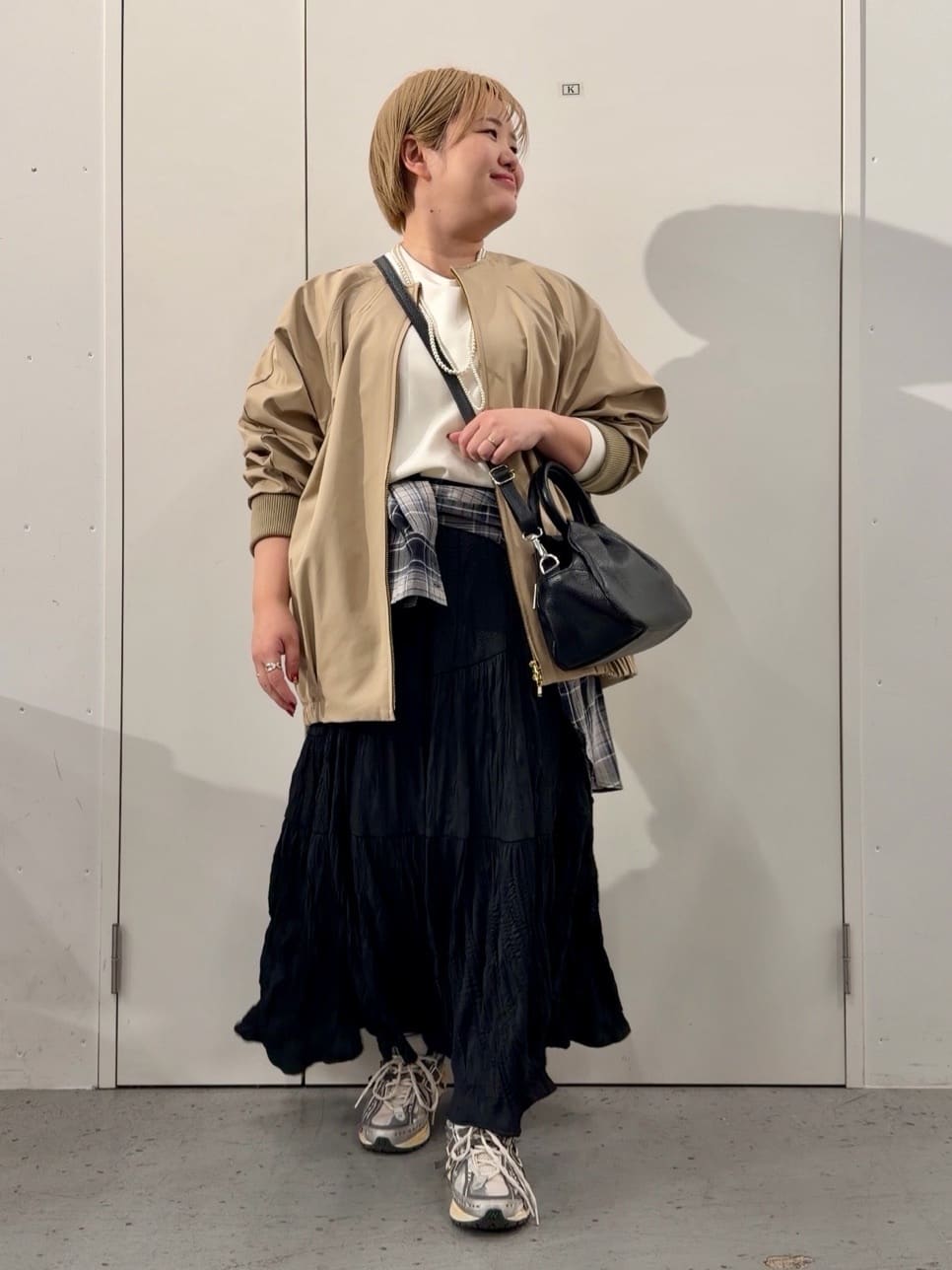 Jena espace merveilleuxのテーラードシャギーコートを使った