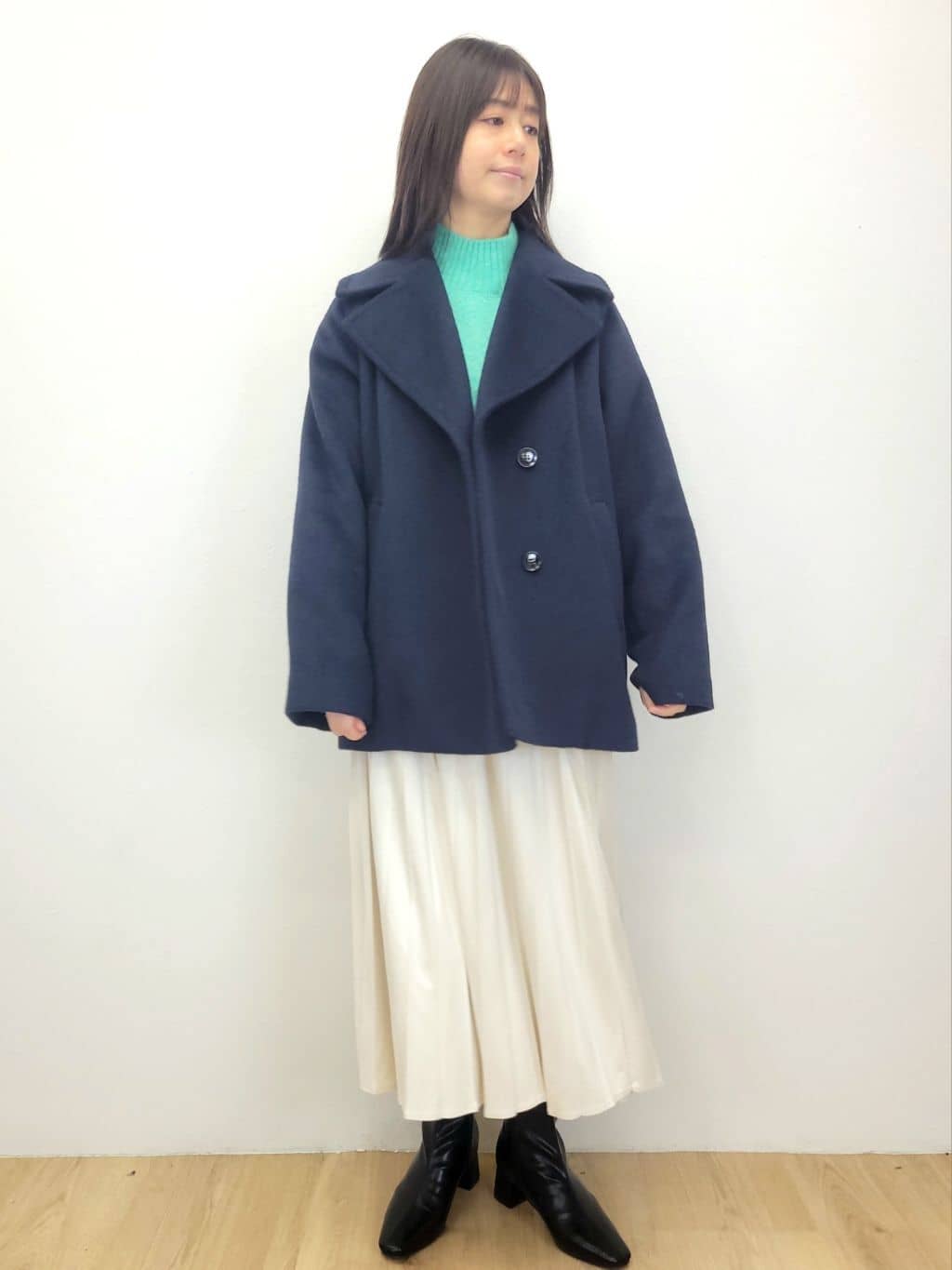 OPAQUE.CLIP | カシミヤブレンドウールミドルピーコート | Rakuten