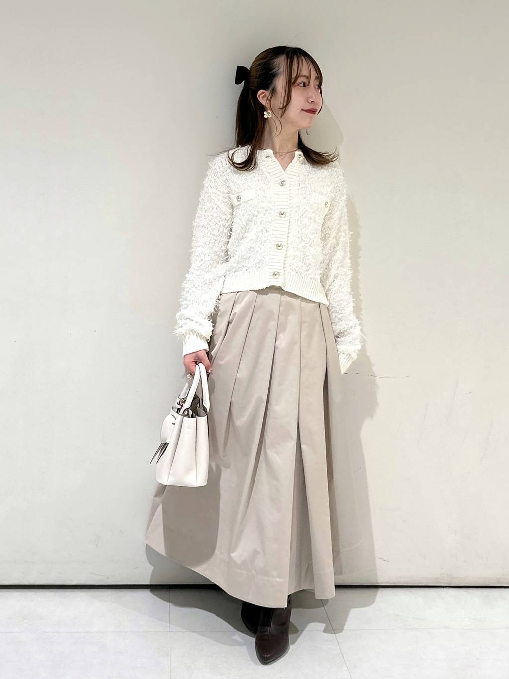 mysty womanのチュールヤーンツイードジャケットカーデを使ったコーディネートを紹介します。｜Rakuten Fashion(楽天ファッション／旧楽天ブランドアベニュー)6793499