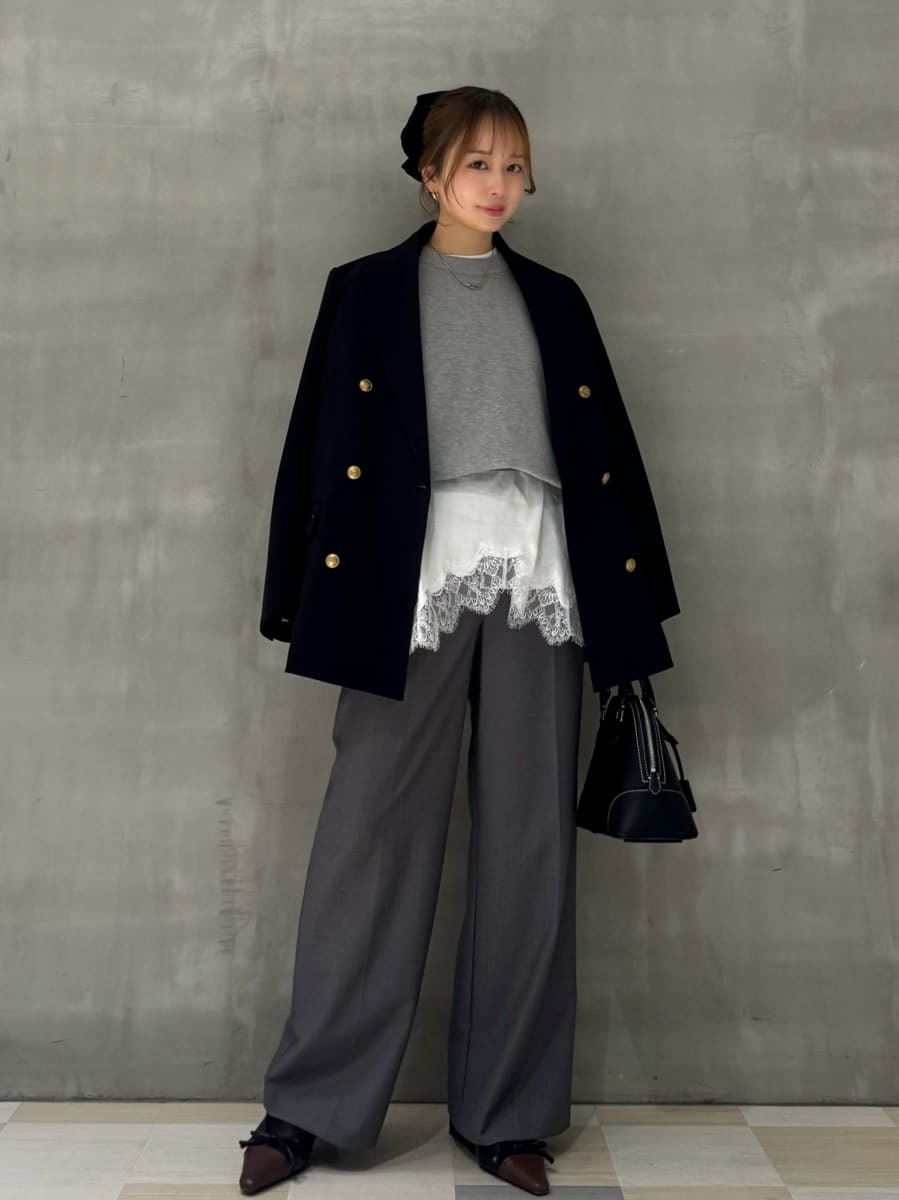 Mila Owen | レースヘムレイヤードニット | Rakuten Fashion(楽天