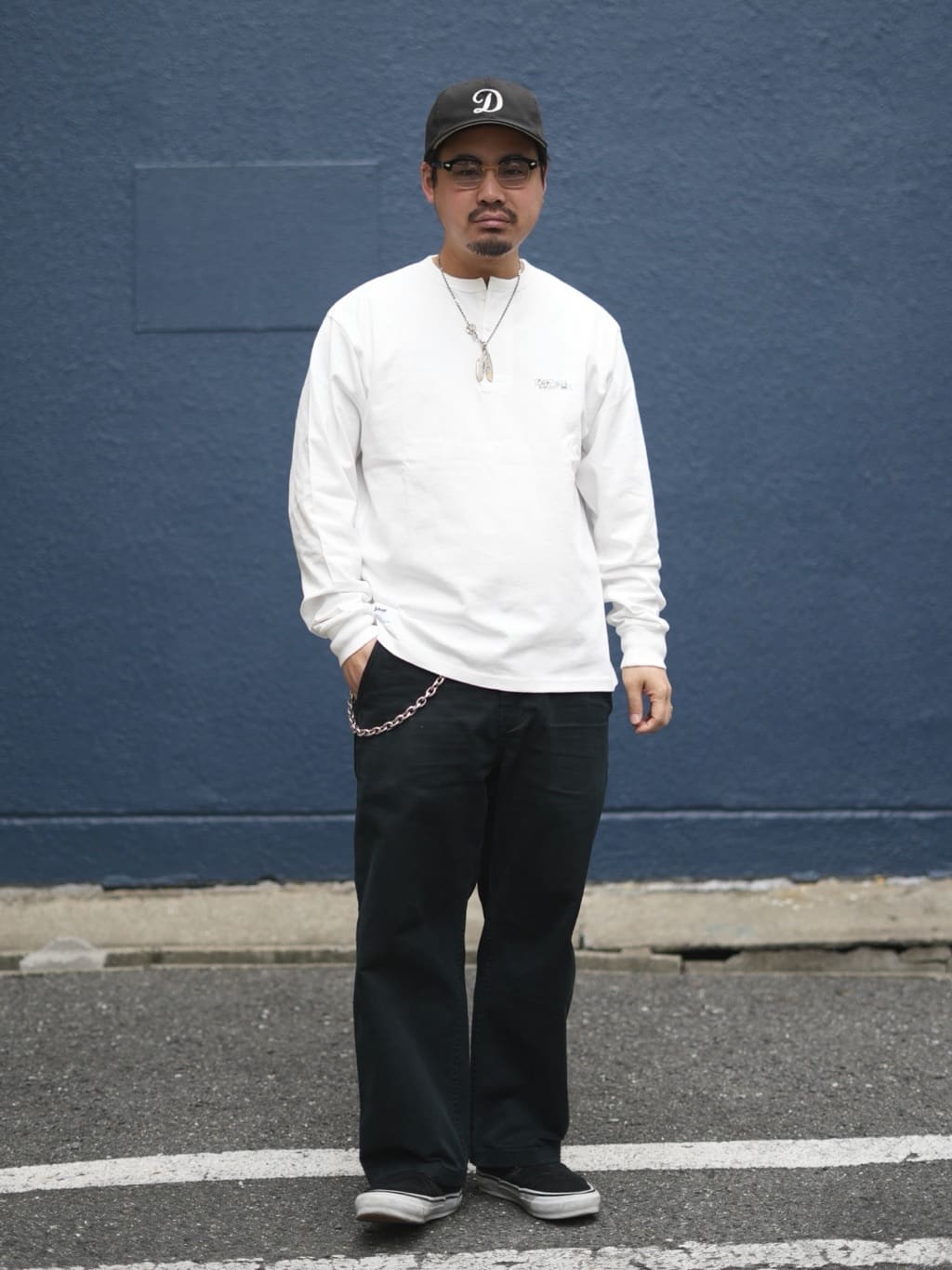 Schott | SHAKEHAND HENLEY LS T-SHIRT/シェイクハンド ヘンリーロンT