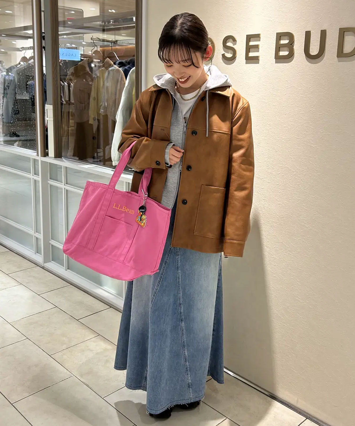 ROSE BUD | FAUX LEATHER JACKET | Rakuten Fashion(楽天ファッション