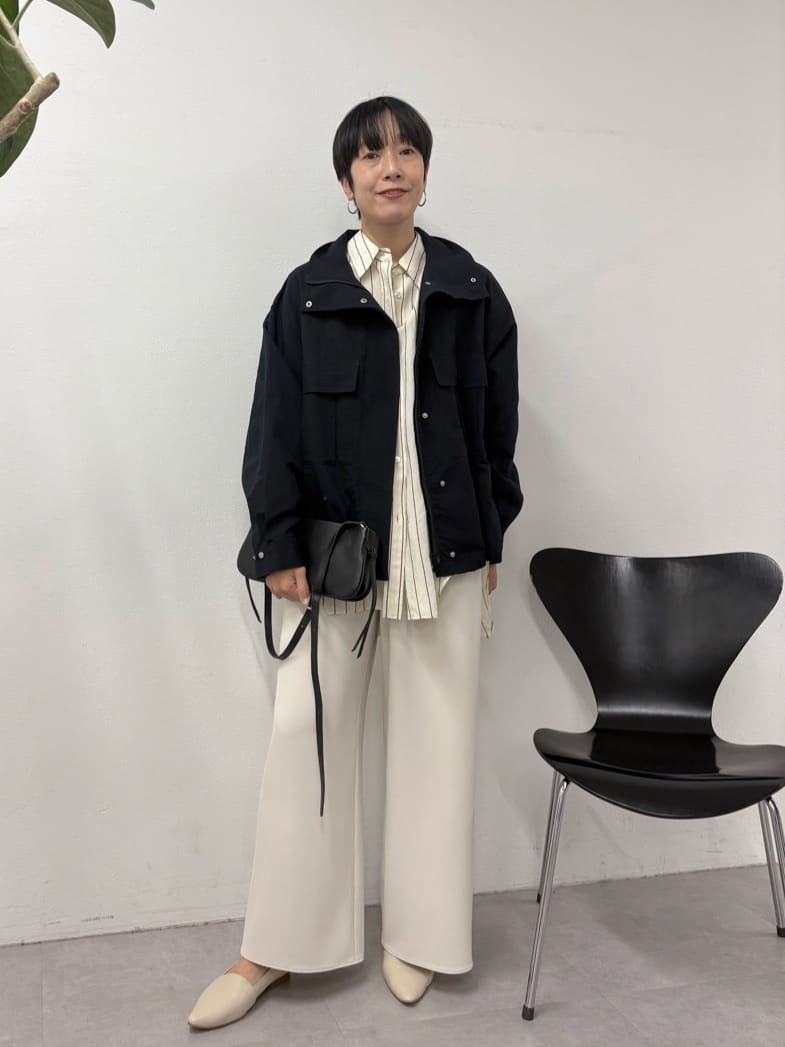 GALLARDAGALANTEの【即戦力パンツ】【3サイズ展開】ワイドイージーパンツを使ったコーディネートを紹介します。｜Rakuten Fashion(楽天ファッション／旧楽天ブランドアベニュー)6800807
