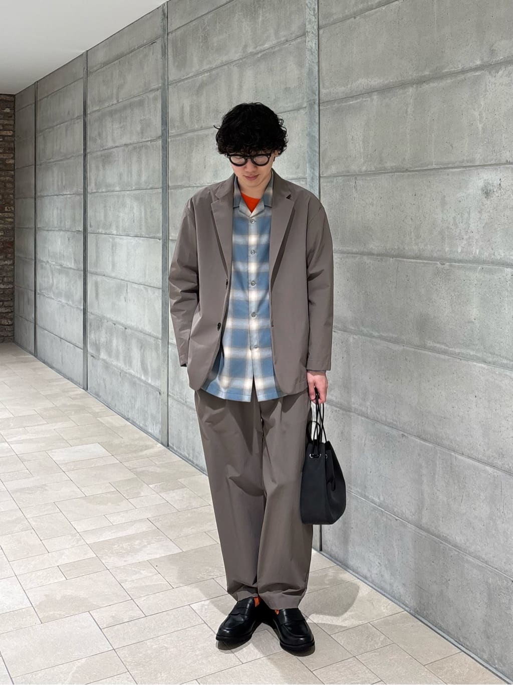 BEAUTY&YOUTH UNITED ARROWS | コットン レーヨン オンブレ チェック