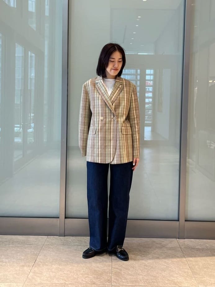 ＜LOEFF＞オーガニックコットン クロップド クレセントスリーブ カットソー LOEFF｜オーガニックコットン クレセントスリーブ クロップド Tシャツ
