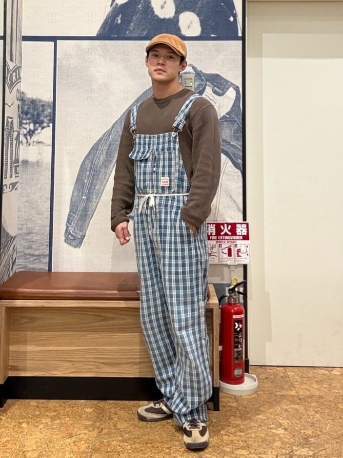 Levi's | WORKWEAR LOOSEオーバーオール チェック | Rakuten Fashion