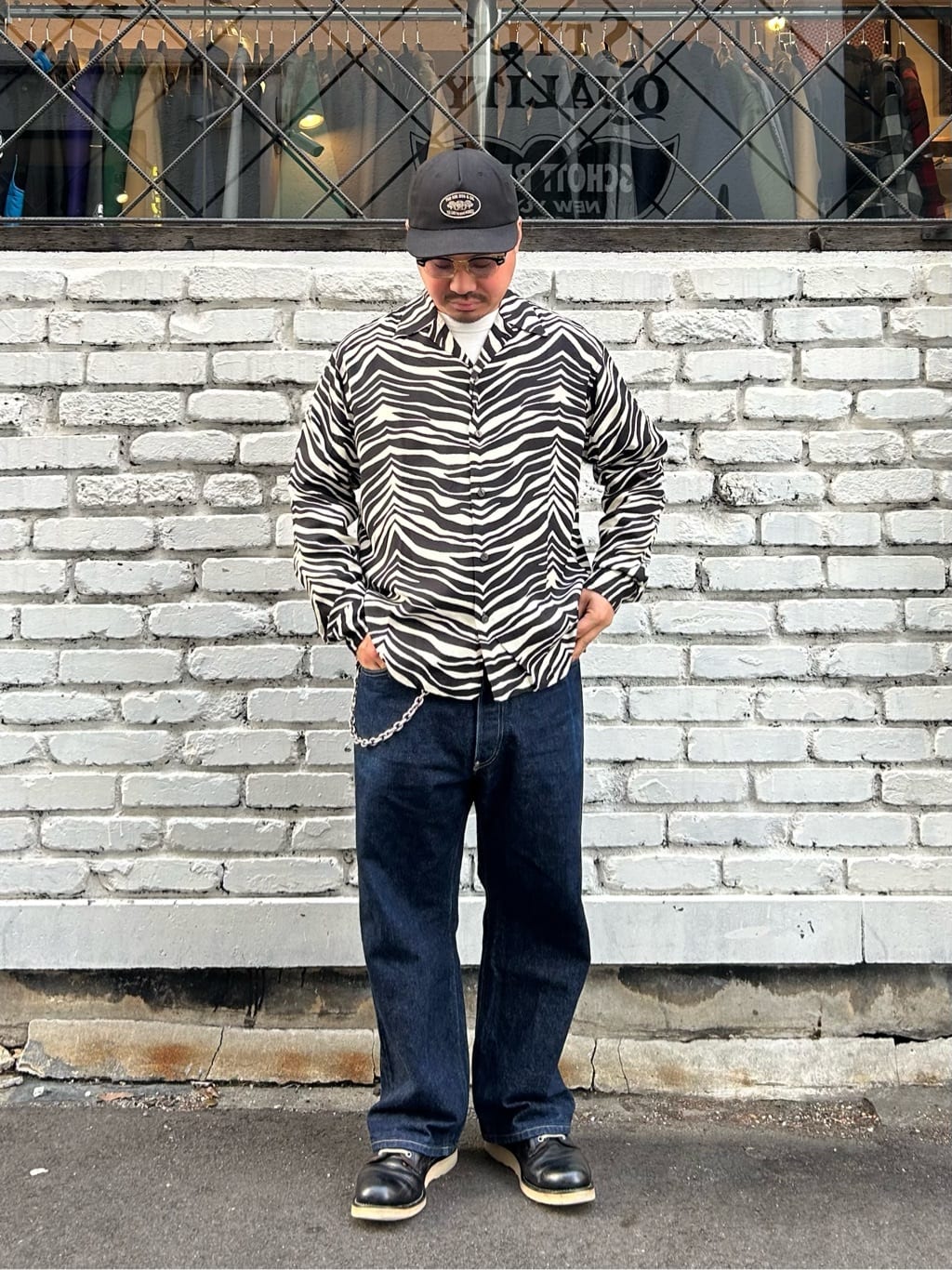 Schott | ZEBRA RAYON SHIRT/ゼブラレーヨンシャツ | Rakuten Fashion