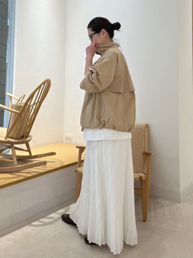 GALLARDAGALANTEの【手洗い可】ハイネックコットンシャツを使ったコーディネートを紹介します。｜Rakuten Fashion(楽天ファッション／旧楽天ブランドアベニュー)6803158
