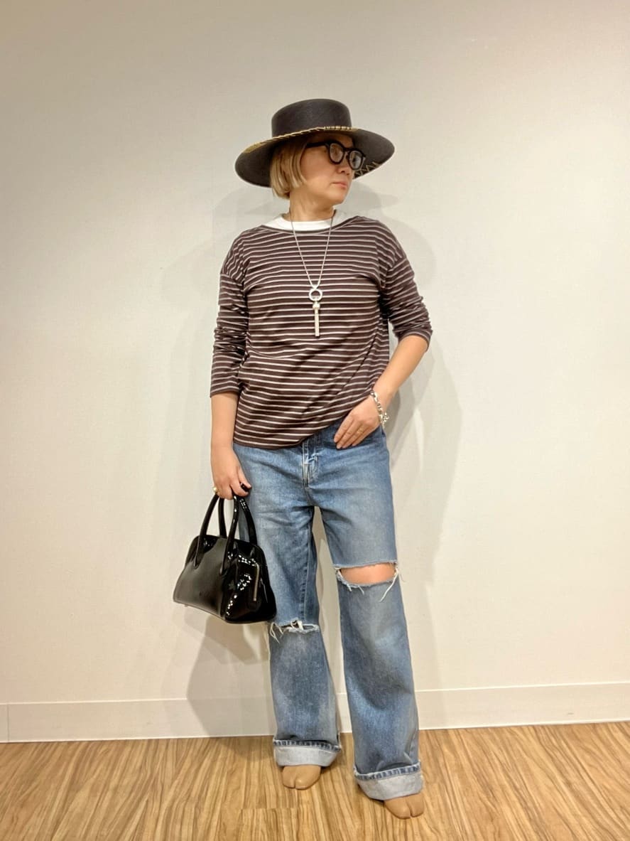Whim Gazette | 【GEMINI】バックシャンボーダーカットソー | Rakuten