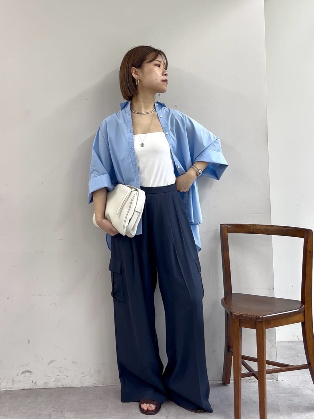 GALLARDAGALANTEのハーフスリーブシャツを使ったコーディネートを紹介します。｜Rakuten Fashion(楽天ファッション／旧楽天ブランドアベニュー)6805623
