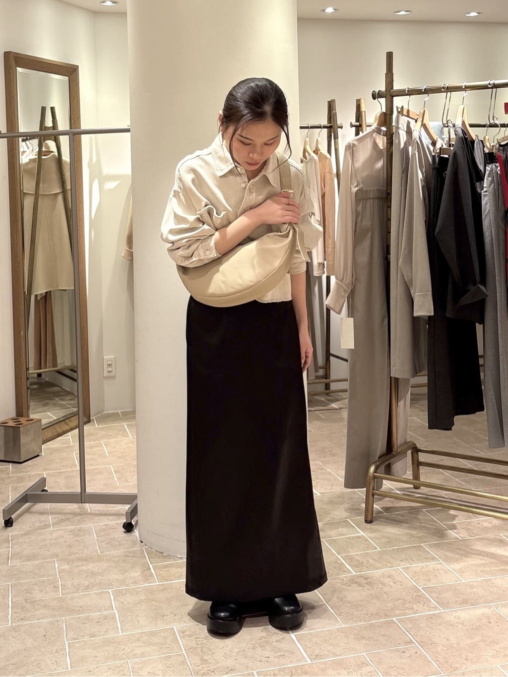 GALLARDAGALANTEの【セットアップ対応】リヨセルショートシャツを使ったコーディネートを紹介します。｜Rakuten Fashion(楽天ファッション／旧楽天ブランドアベニュー)6805687
