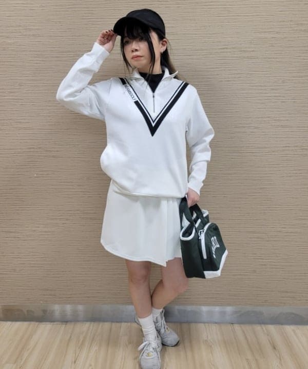 BEAMS GOLF | ORANGE LABEL / ストレッチ プリーツ ラップキュロット