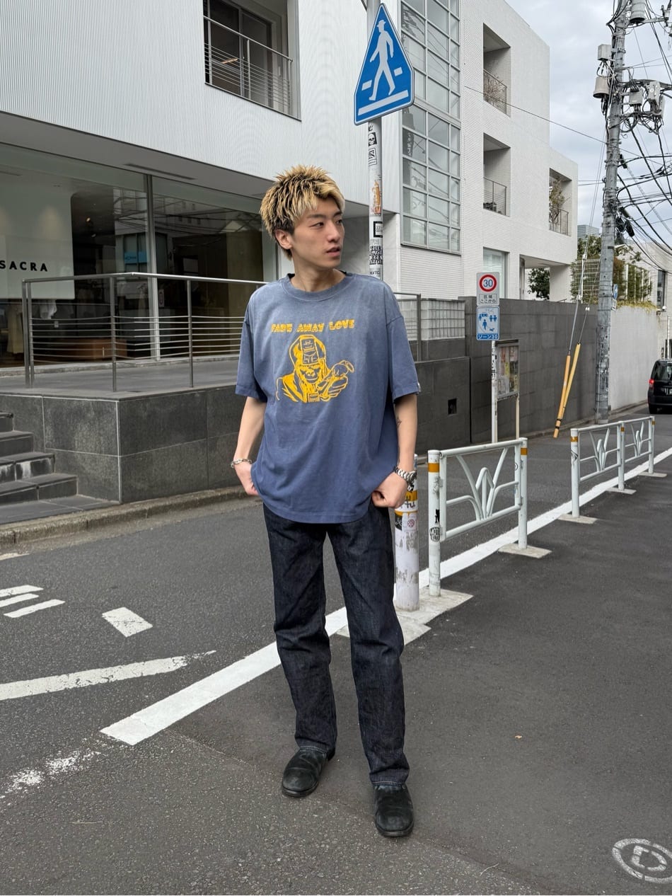 ROYAL FLASH | SAINT MICHAEL/セントマイケル/BAPE_SS T-SHIRT/FADE
