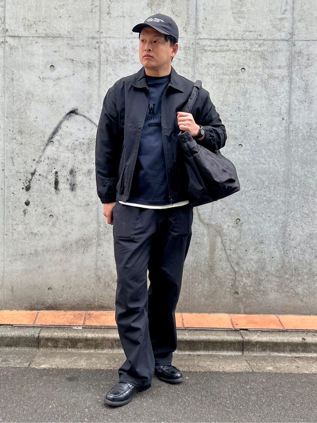 Snow PeakのLight Dobby Cloth Harrington Jacketを使ったコーディネートを紹介します。｜Rakuten Fashion(楽天ファッション／旧楽天ブランドアベニュー)6806971
