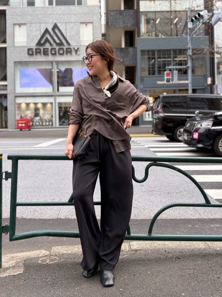 GALLARDAGALANTEの【2WAY】カシュクールローンシャツを使ったコーディネートを紹介します。｜Rakuten Fashion(楽天ファッション／旧楽天ブランドアベニュー)6809552