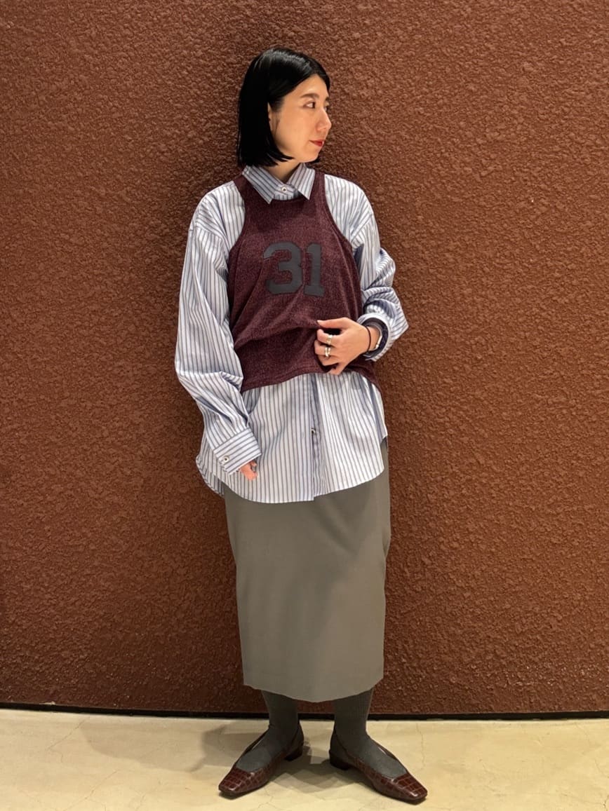 早い物勝ち！ROKUコットンストライプフーディシャツ今期 BEAUTY&YOUTH UNITED ARROWS | <6(ROKU)>コットン ストライプ シャツ
