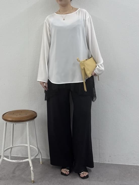 GALLARDAGALANTEのラウンドブラウスTeeを使ったコーディネートを紹介します。｜Rakuten Fashion(楽天ファッション／旧楽天ブランドアベニュー)6810338