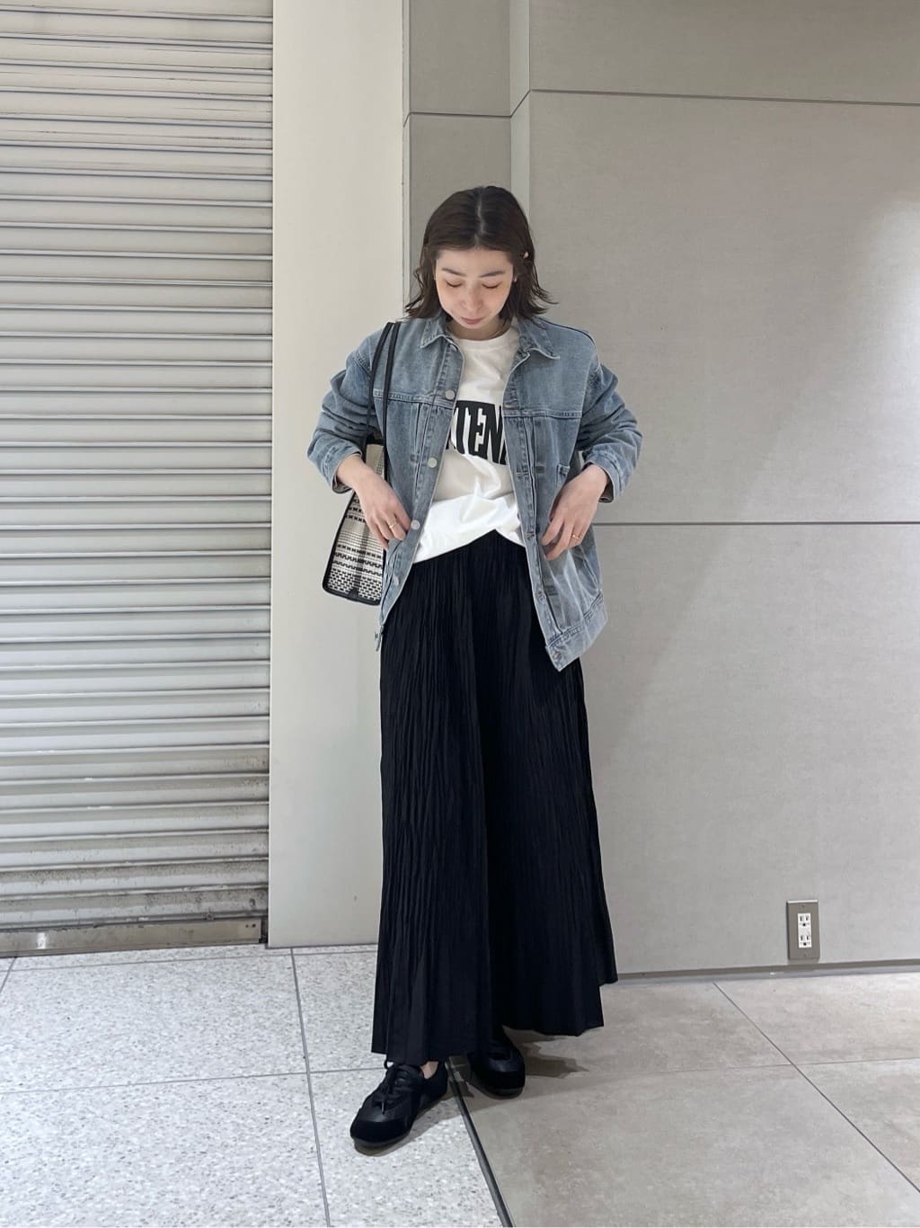 GALLARDAGALANTEの【サイズ展開あり】オーバーGジャンを使ったコーディネートを紹介します。｜Rakuten Fashion(楽天ファッション／旧楽天ブランドアベニュー)6810373