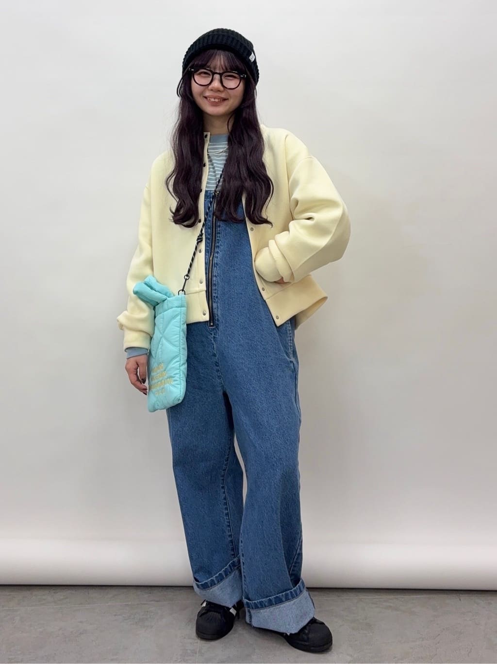 coen | フロントジップデザインデニムサロペット | Rakuten Fashion