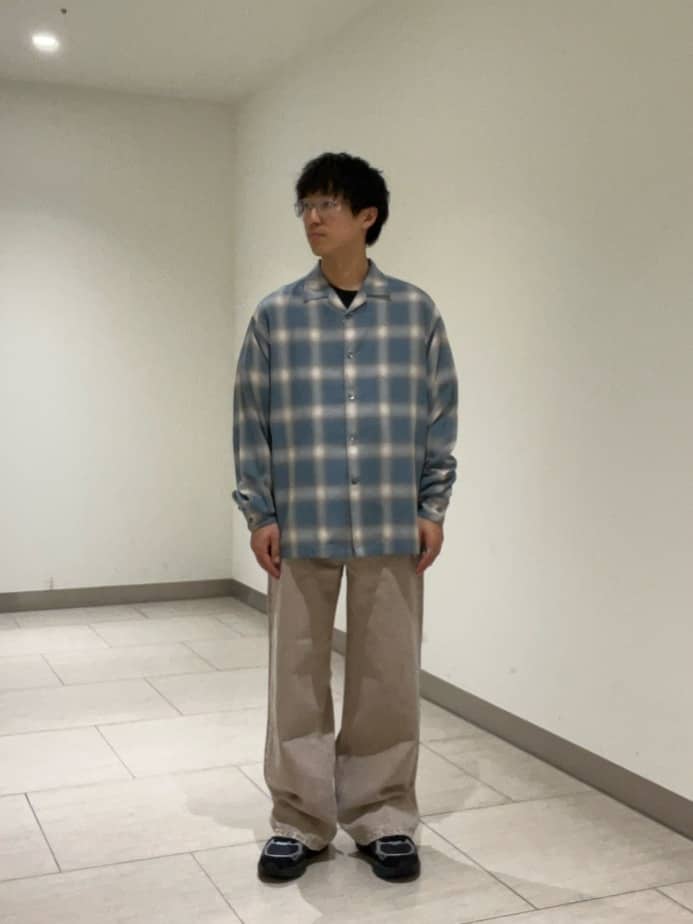 BEAUTY&YOUTH UNITED ARROWS | コットン レーヨン オンブレ チェック