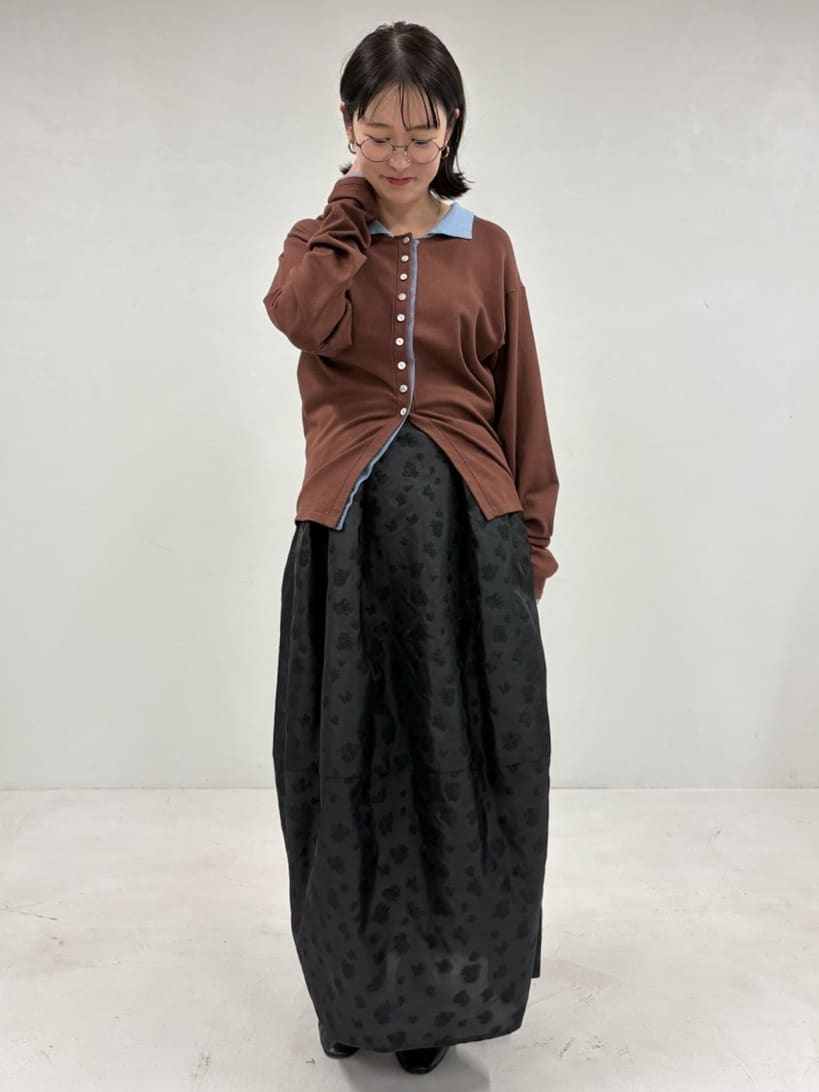 FREAK'S STORE | フラワー シアージャガード コクーン スカート 26SS
