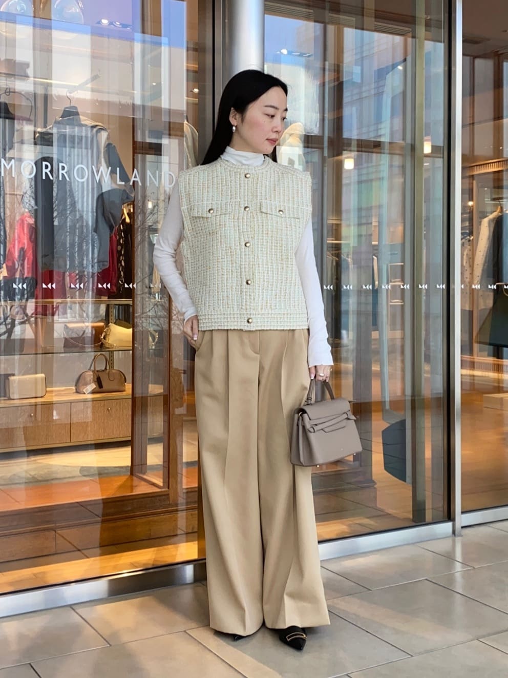 TOMORROWLAND | ミックスツイード ショートベスト | Rakuten Fashion