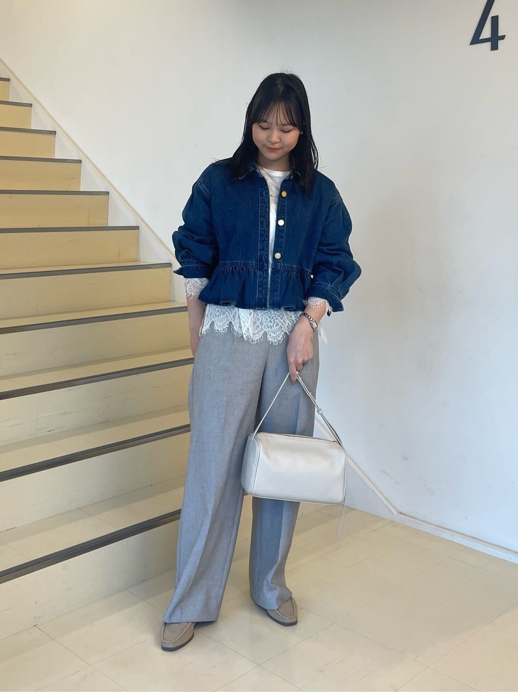 NOLLEY'S | 【RM denim】裾フリルショート丈Gジャン | Rakuten Fashion